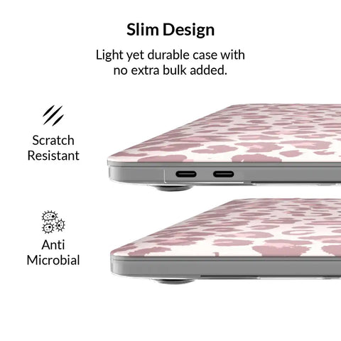 Blush Leopard MacBook Case