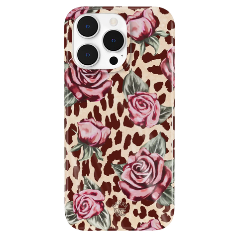 Rosy Leopard iPhone Case