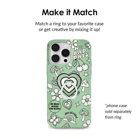 Good Vibes Matcha Phone Ring