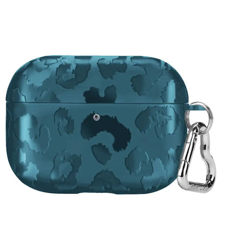 Metallic Navy Leopard AirPod Case