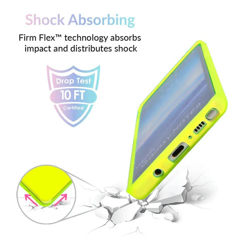 Neon Yellow Clear Samsung Case