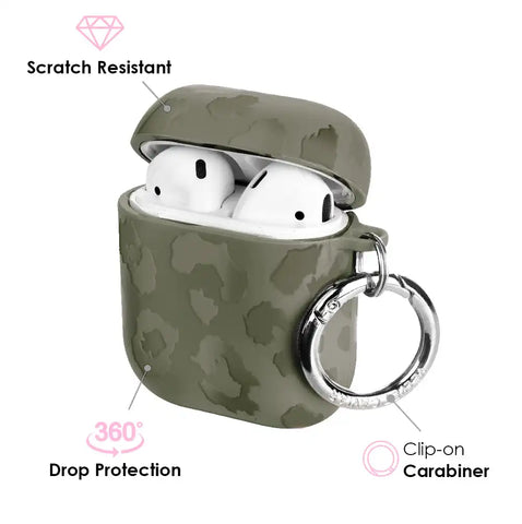 Olive Leopard AirPod Case