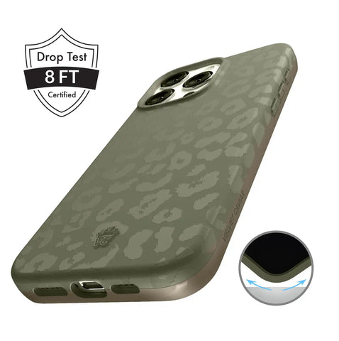 Olive Leopard iPhone Case