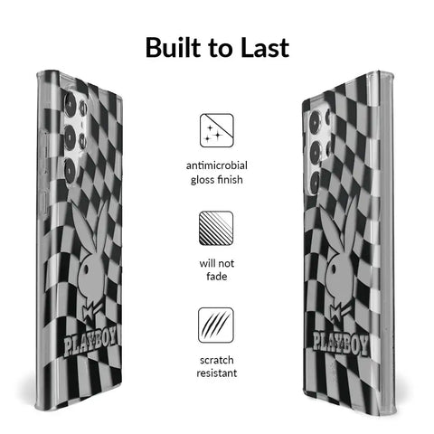 Playboy Checkmate Clear Samsung Case