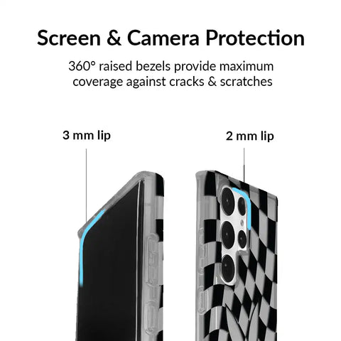 Playboy Checkmate Clear Samsung Case