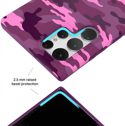 Magenta Camo Samsung Case