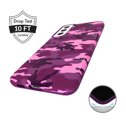 Magenta Camo Samsung Case