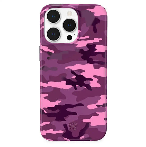 Magenta Camo iPhone Case