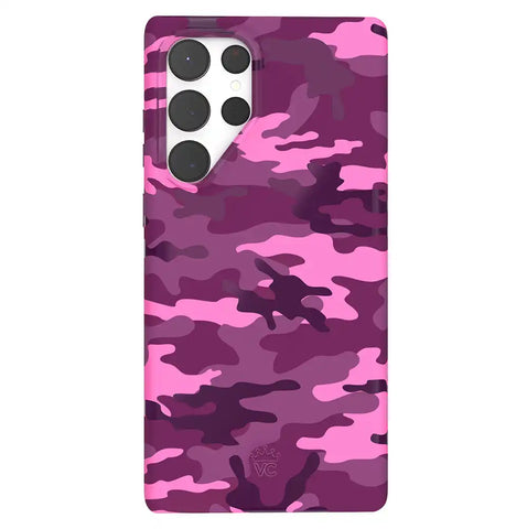 Magenta Camo Samsung Case
