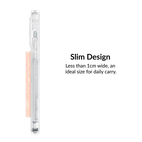 Peach Blossom Magsafe Wallet