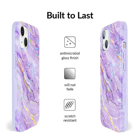 Purple Holo Moonstone iPhone Case