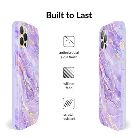 Purple Holo Moonstone iPhone Case
