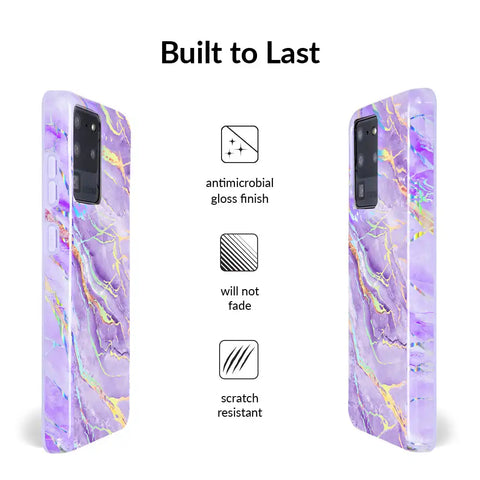 Purple Holo Moonstone Samsung Case