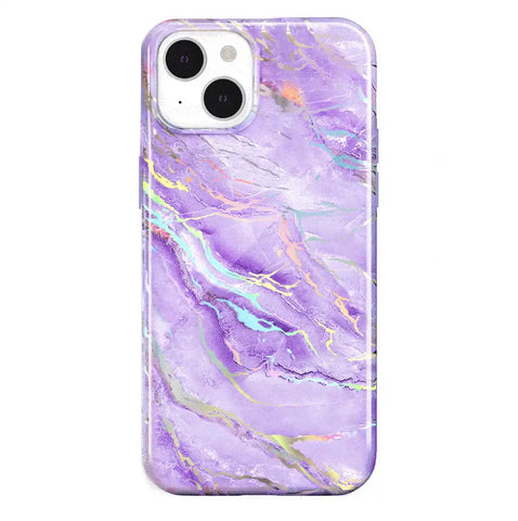 Purple Holo Moonstone iPhone Case