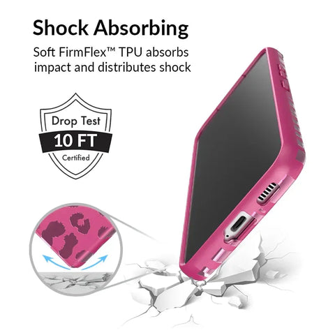 Pink Ruby Leopard Samsung Case