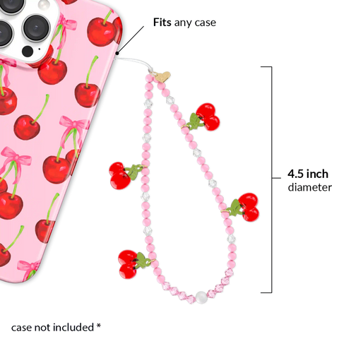 Sweet Cherry Phone Charm