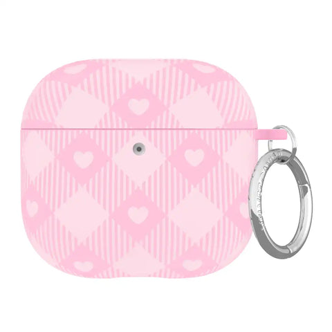 Dolly Pink Gingham AirPod Case