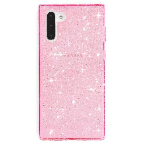 Pink Stardust Glitter Samsung Case