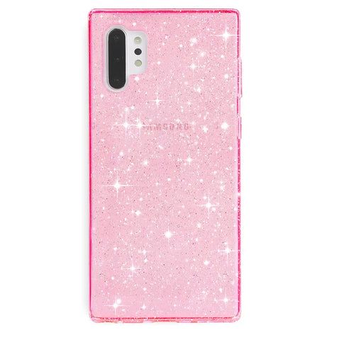Pink Stardust Glitter Samsung Case