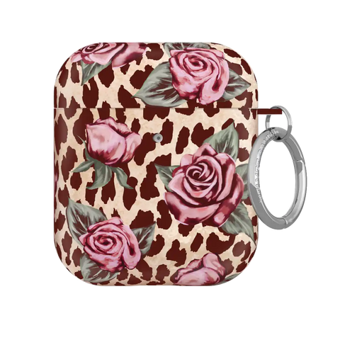 Rosy Leopard AirPod Case