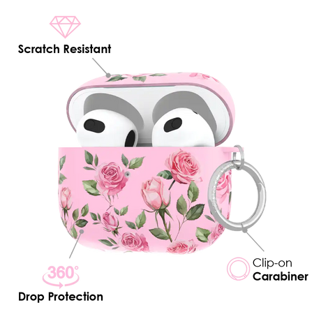 Baby Pink Roses AirPod Case