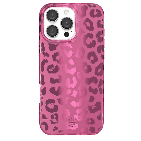 Pink Ruby Leopard iPhone Case