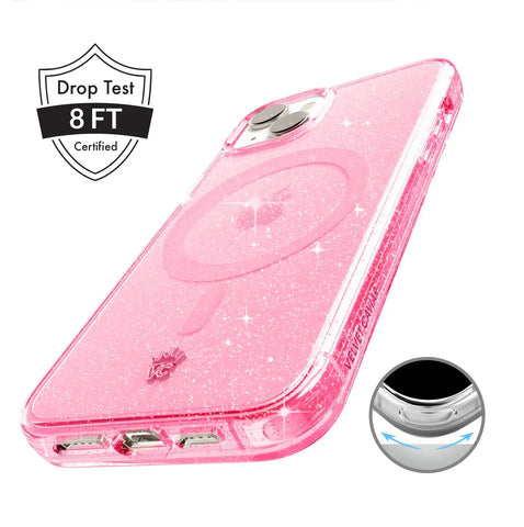 Pink Stardust Glitter iPhone Case