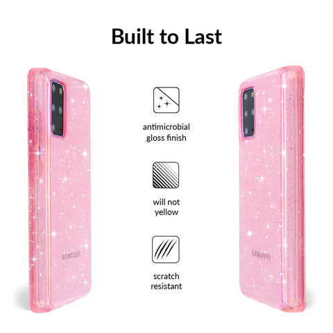 Pink Stardust Glitter Samsung Case