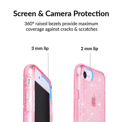 Pink Stardust Glitter iPhone Case