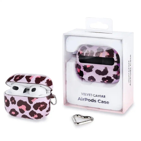 Purrfect Pink Leopard AirPod Case