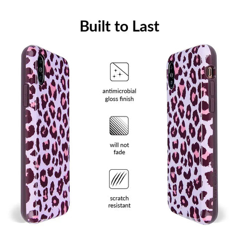 Purrfect Pink Leopard iPhone Case
