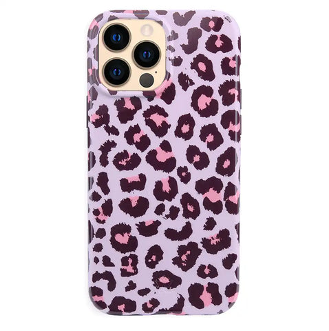 Purrfect Pink Leopard iPhone Case