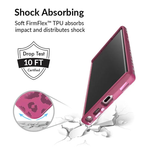 Pink Ruby Leopard Samsung Case