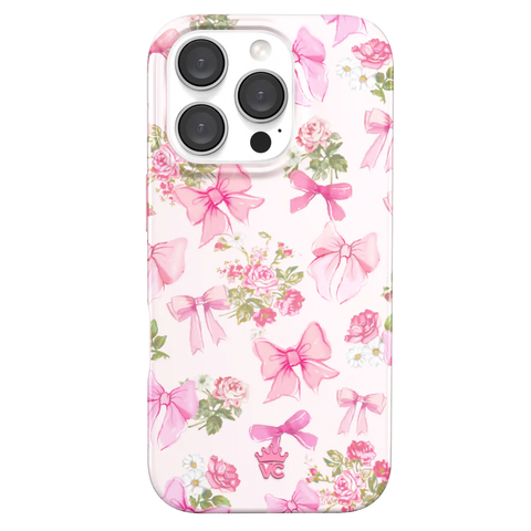 Posie Pink Bow iPhone Case