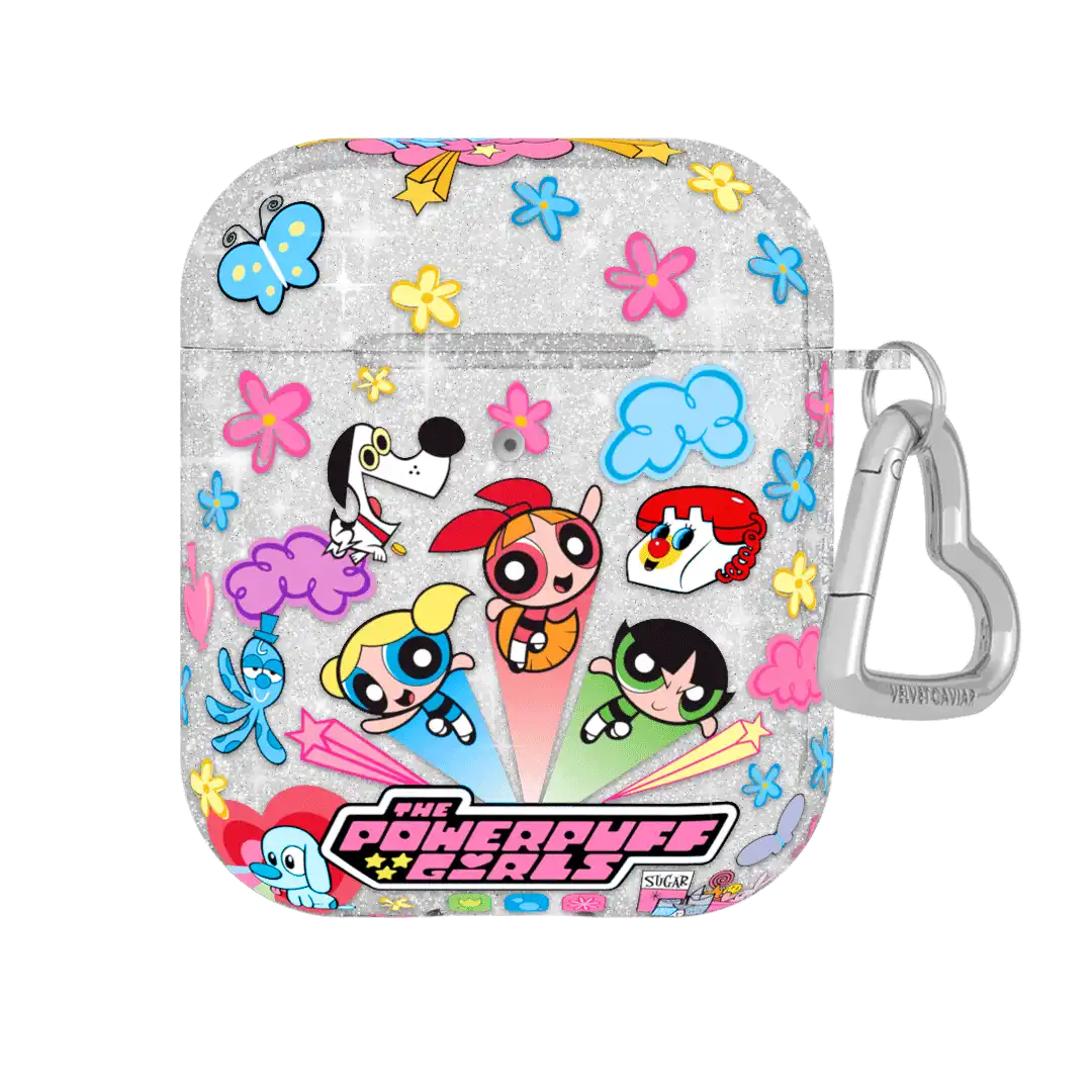 The Powerpuff Girls Girl Power Glitter AirPod Case