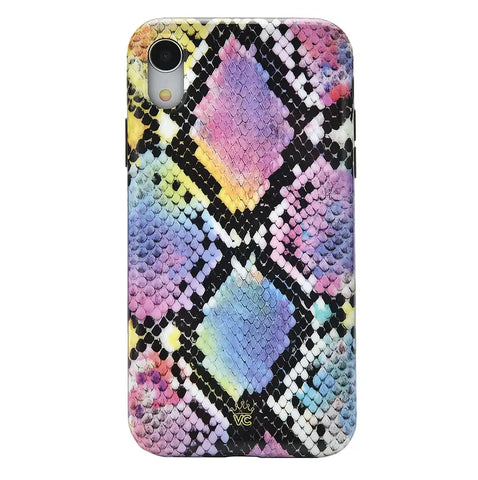 Neon Snakeskin iPhone Case