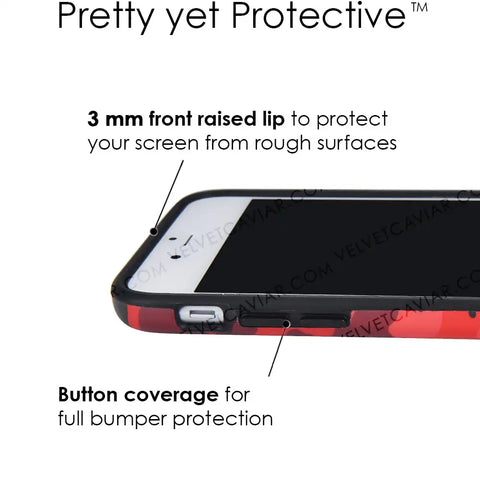Red Camo iPhone Case