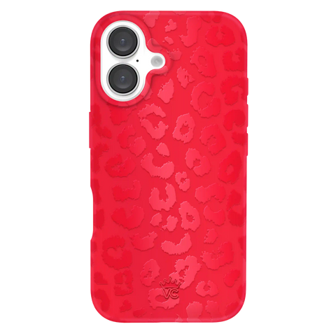 Red Hot Leopard iPhone Case