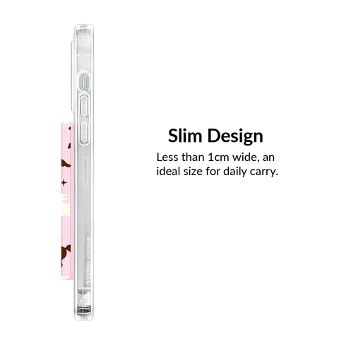 Pink Pony Glitter MagSafe Wallet