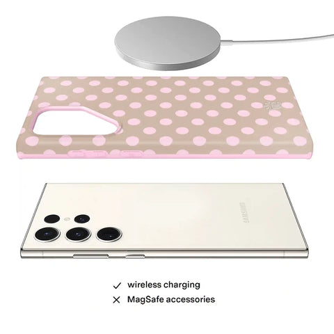 Brown Sugar Polka Dot Samsung Case