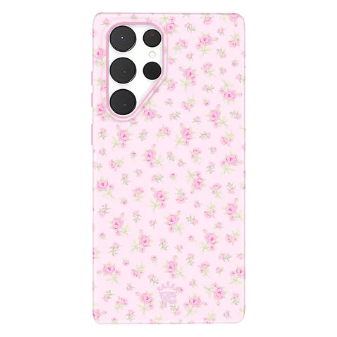 Dainty Pink Floral Samsung Case