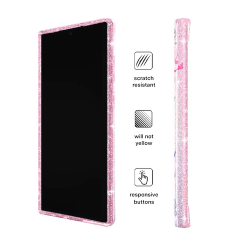 Wicked Glinda’s Bubble Glitter Samsung Case