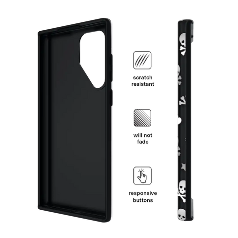 Chrome Skulls Samsung Case