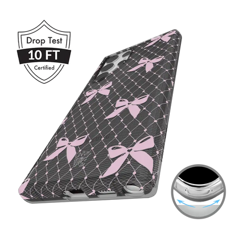Lacy Pink Bows Samsung Case