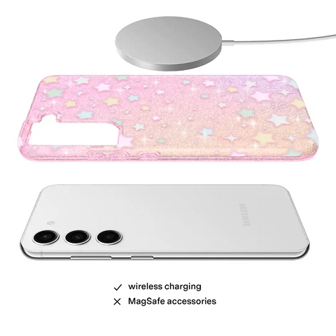 Falling Star Glitter Samsung Case