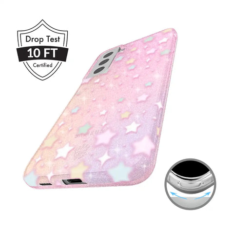 Falling Star Glitter Samsung Case