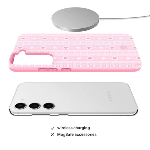 Strawberry Macaron Samsung Case