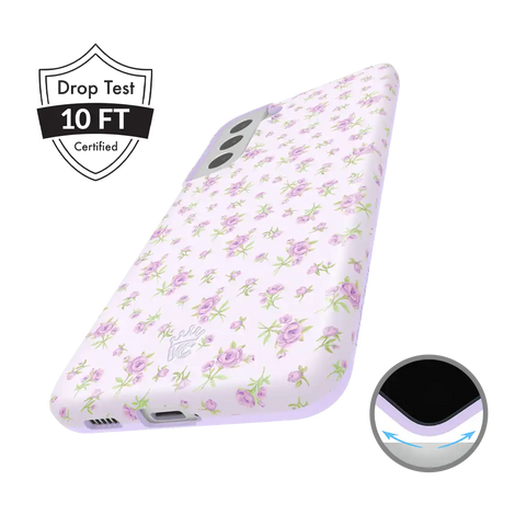 Dainty Lilac Floral Samsung Case