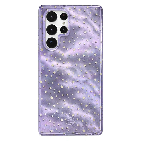 Lilac Celestial Stars Samsung Case