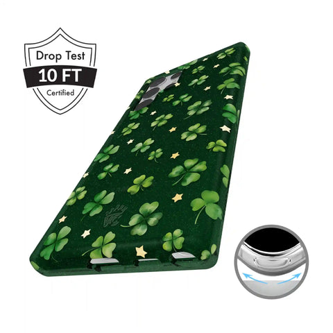 Lucky Clover Glitter Samsung Case
